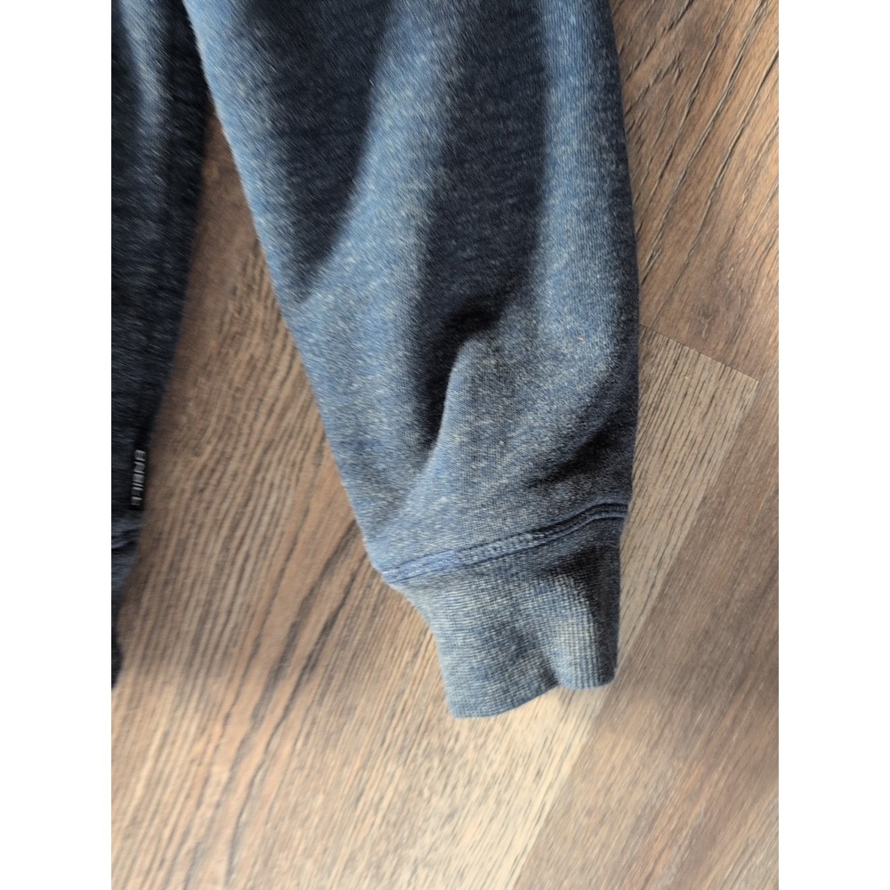 O'Neil Jacket Men's M Sherpa Fleece Hoodie Navy Full Zip Surf Skater Pockets Vtg - Picture 7 of 16